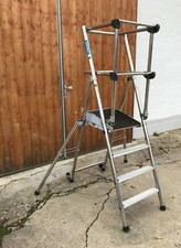 Leiter Zarges Podestleiter 42494 Plattformleiter Z300 Gerüst Jagdhochsitz Kanzel