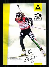 Karin Oberhofer Autogrammkarte