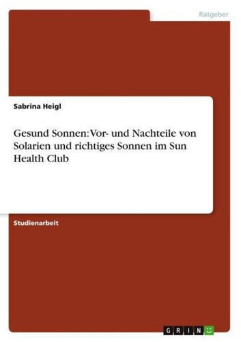 Gesund sonnen vor und - sonnen:, vor-