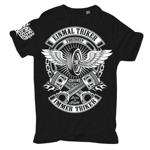 Shirt einmal triker immer - t-shirt,