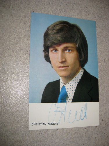 Autogrammkarte christian - autogrammkarte,
