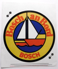 Werbe-Aufkleber Bosch an Bord