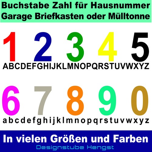 Aufkleber cm briefkasten - ab, 2