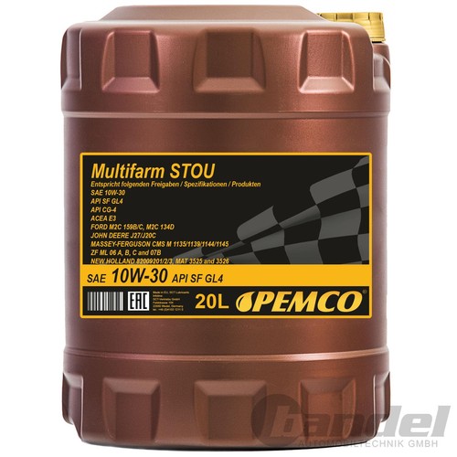20l pemco multifarm 10w30 - 20l,