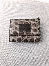 Süßes Portemonnaie von D&G Dolce & Gabbana aus Schlangenleder braun beige