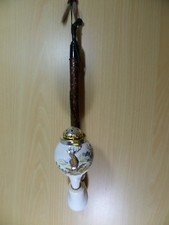 wunderschöne GESTECKPFEIFE - PORZELLAN - HIRSCH MOTIV - NEU - 030140