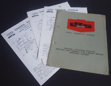 LRS SAVIEM Latil Renault Somua…Prospektmappe mit 3 Infoblättern…RAR…1956