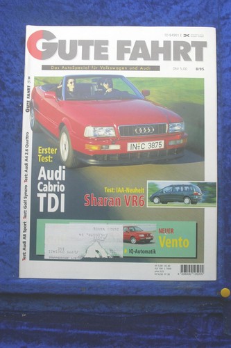 Gute fahrt audi - fahrt, 8/95