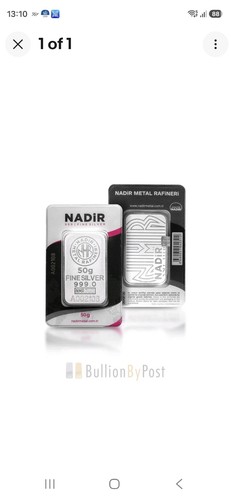 Nadir gramm 999 feinsilber - nadir, 50