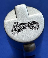 Neuwertig! Futuristisch BMW R35 BENZIN! Feuerzeug mit Reserve-Tank Halb-Automat