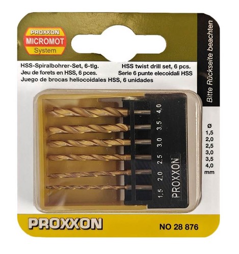 Proxxon hss spiralbohrersatz - proxxon, hss-spiralbohrersatz