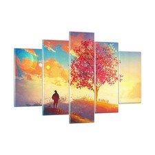 Wandbilder 150x100cm 5 tlg