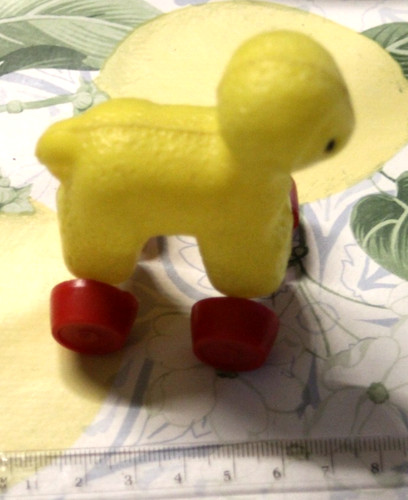 Ddr lamm schaf räder plastik - ddr,