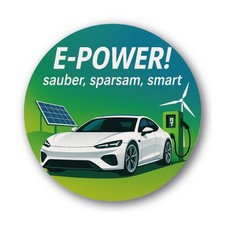 Elektroauto Sticker E Power