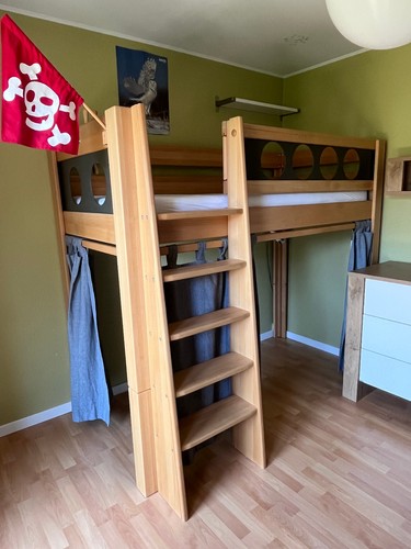 Kinder hochbett 90x200 - kinder,