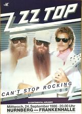 ZZ TOP 1986 NÜRNBERG - orig