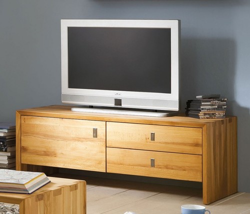 Massivholz lowboard - massivholz, tv-lowboard