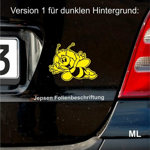 Biene maja autoaufkleber - biene,