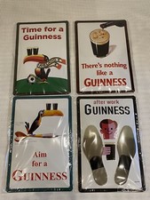 4 Stück Guinness  Blechschild