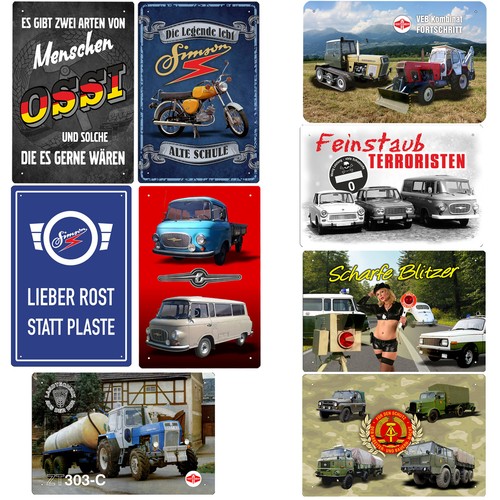 Ddr blechschilder schilder - ddr,