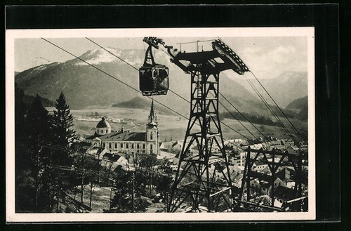 Mariazell seilschwebebahn mit - mariazell,,