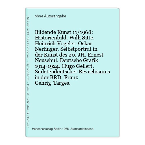 Bildende kunst 1968 - bildende,