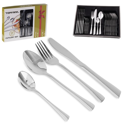 Teilig besteckset edelstahl - 24-teilig,
