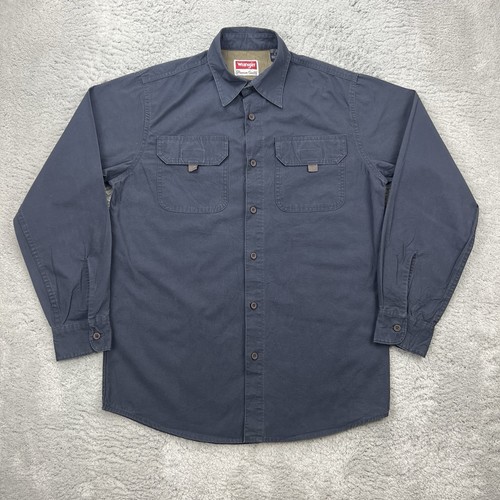 Wrangler herren hemd blau - gr.s,
