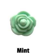 Rose Silikon | Blume | Speichelfest | Baby | Schnullerkettenmaterial