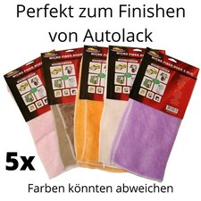5x Reinigungslappen Poliertuch