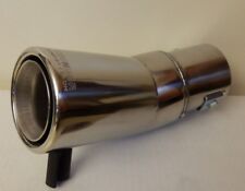 Auspuffblende Endrohr Blende Auspuff EDELSTAHL 75mm e-geprüft  i21