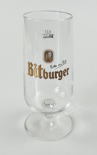 Bitburger bier pils glas - bitburger,