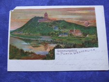 Alte AK "Stimmungsbild aus PORTA WESTFALICA", gel. 1908