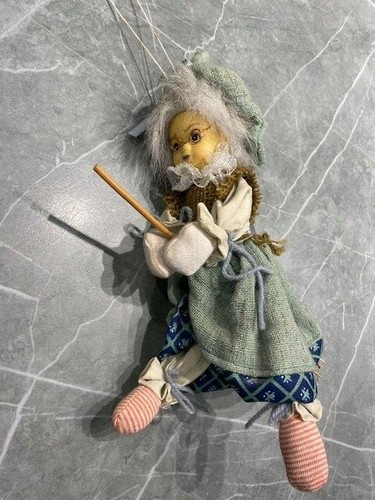 Hexenpuppe porzellankopf - hexenpuppe,