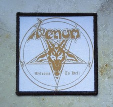 VENOM - WELCOME TO HELL -- PATCH / AUFNÄHER -- BLACK METAL / HEAVY METAL