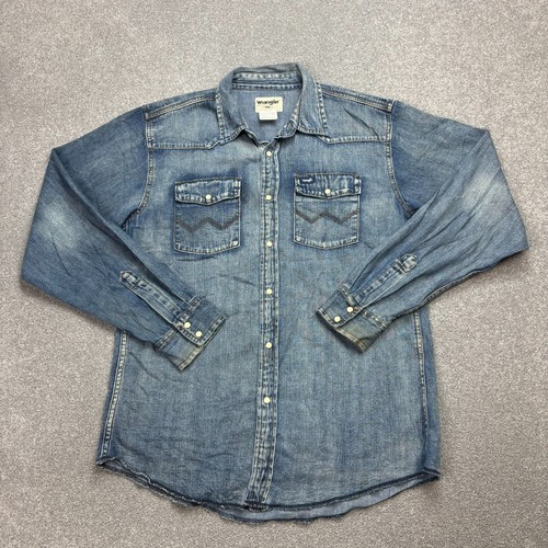 Wrangler jeanshemd erwachsene - jeanshemd,