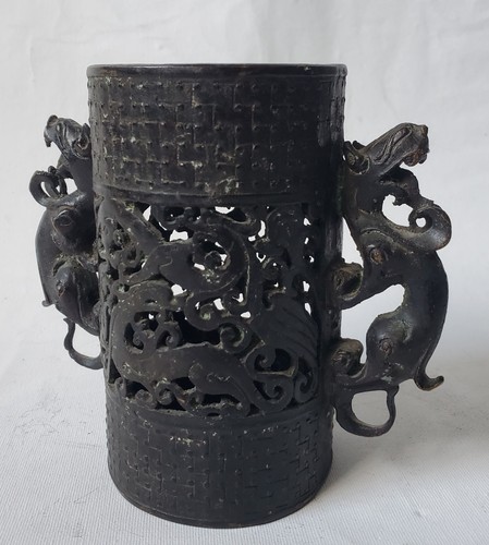 Bronze china gefäß - bronze,