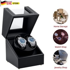 2 Uhren Automatik Uhrenbeweger Beweger Uhrenbox Uhrenkasten Watch Winder Box NEU