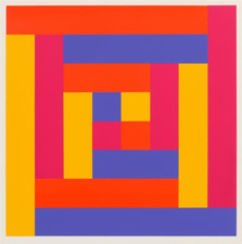 Richard Paul Lohse handsigniert nummeriert progression in vier gleichen gruppen