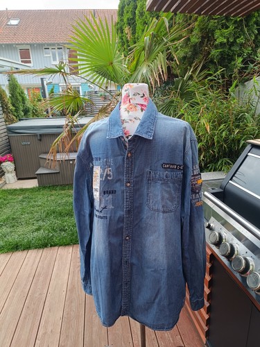Camp david jeans hemd 3xl - david, gr.