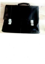 Leder-Aktentasche "marke