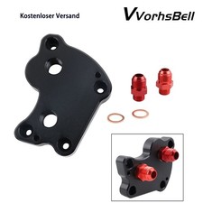 AN10 Ölkühler Adapterflansch