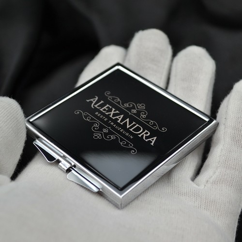 Handspiegel mit gravur - handspiegel,
