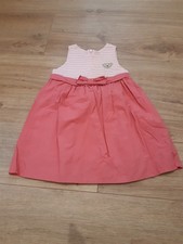 Steiff Kleid mit Biesen, rosa pink, mit Schleife, Gr. 86, sehr guter Zustand