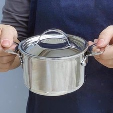 Edelstahl-Milchkessel