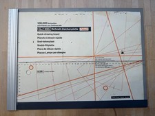 HEBEL A3 Schnell-Zeichenplatte Patent Zeichentafel Zeichenbrett Vintage