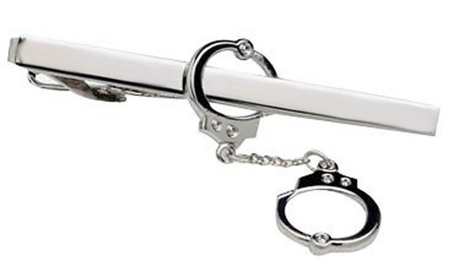 Handschellen krawattennadel - handschellen,