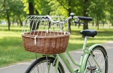 Großer Hundefahrradkorb Hunde Fahrrad Korb für mittelgroße Hunde