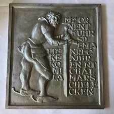 GUSSBILD: IM ZORNE ENTFUHRS DEM ALTEN RECKEN IHR KÖNNT MICH ALL AM ARSCHE LECKEN