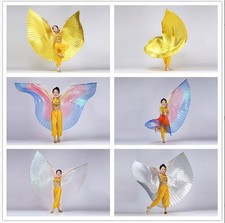 Kinder Mädchen Isis Wings Flügel Bauchtanz Kostüm Ägyptische Dance Fantastischer